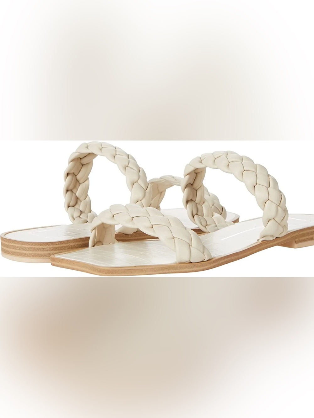 Dolce Vita Cream Indy Slide Sandals